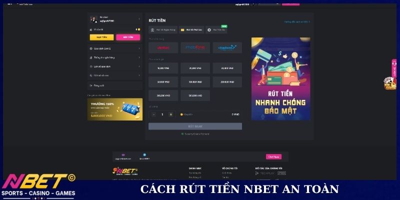 Cách rút tiền NBET an toàn