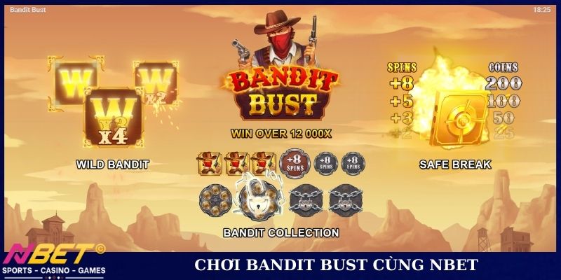 Chơi Bandit Bust cùng NBET