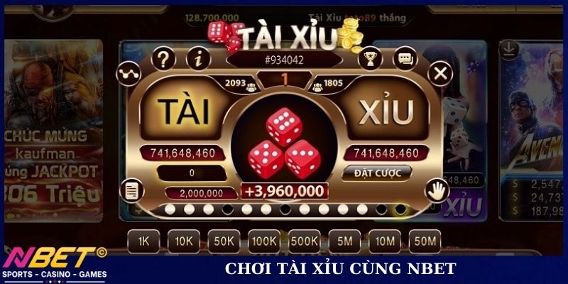 Chơi tài xỉu cùng NBET