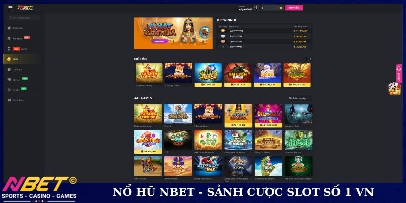 Nổ hũ NBET - sảnh cược slot số 1 Việt Nam