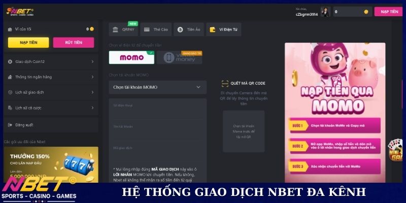 Hệ thống giao dịch NBET đa kênh