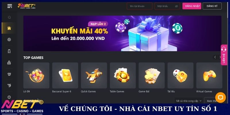 Về chúng tôi – nhà cái NBET uy tín số 1